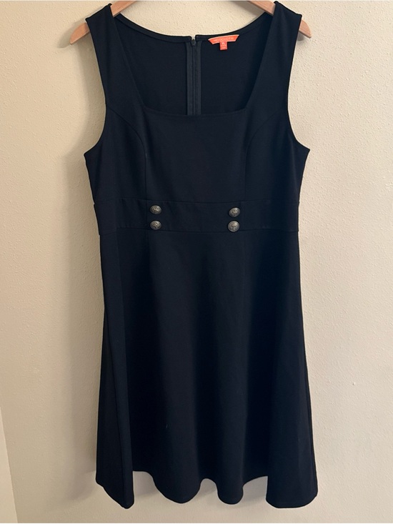 Modcloth Dresses & Skirts - Modcloth Dress XL Black Anchor Buttons Sailor Coastal Nautical